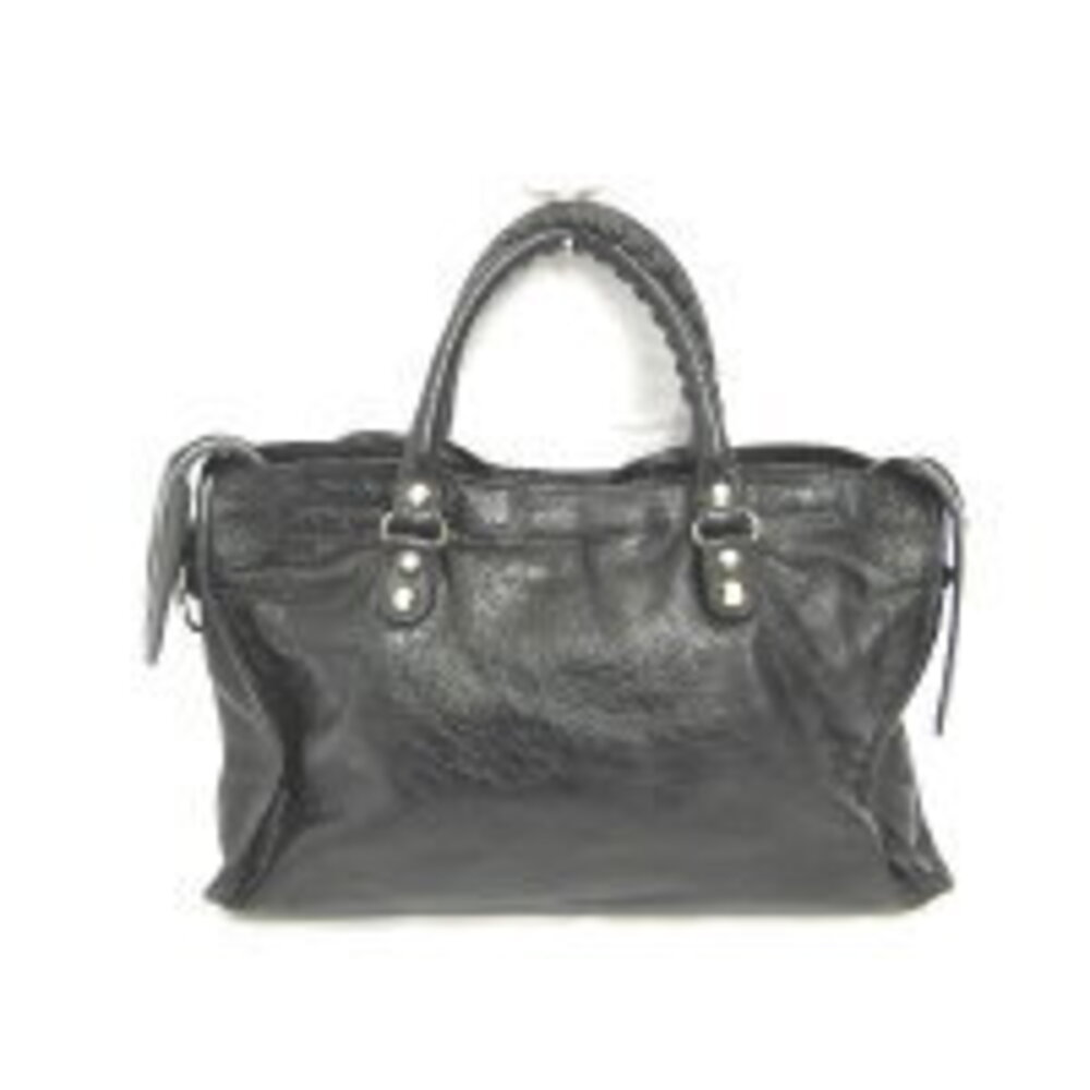 Balenciaga handbag City Leather Black - Picture 3 of 10
